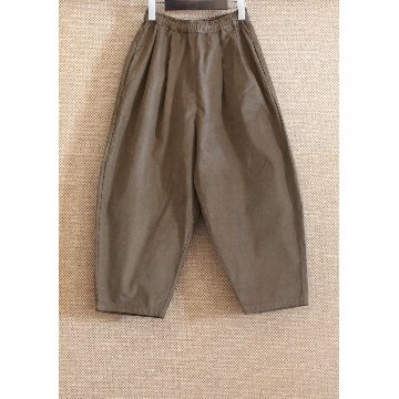 やさしく包む履き心地＊あったかコーデュロイ＊ゆったりシルエット＊ワイドテーパードパンツ＊d-pn008の画像