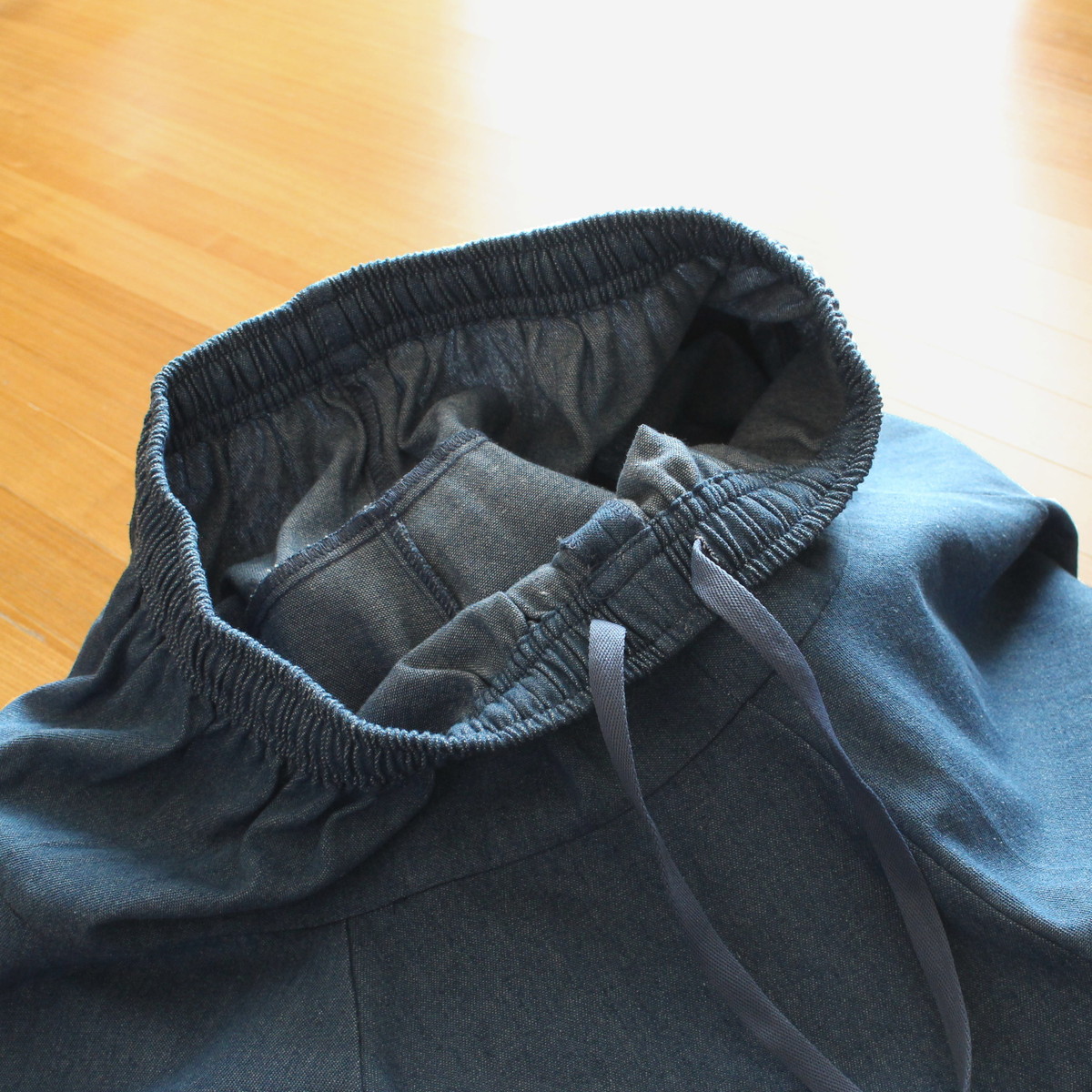  【自由にアレンジスカート】デニム～denim～どんなコーデも自由自在にデザインができる＊変形＊バルーン＊立体ロングスカート＊d-sk2003の画像