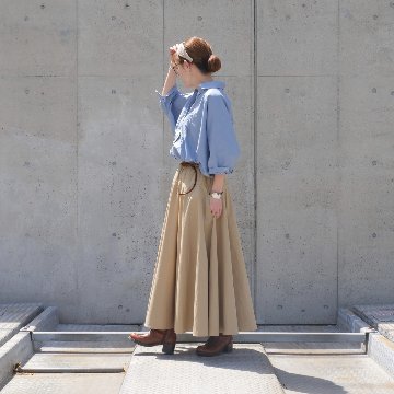 新作【自由にアレンジスカート】軽くて涼しい春夏素材【自由にアレンジスカート】販売枚数1500枚突破＊ファイン～Fine～360度＊どんなコーデも自由自在にアレンジ＊ベージュ＊d-sk2004の画像
