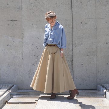 新作【自由にアレンジスカート】軽くて涼しい春夏素材【自由にアレンジスカート】販売枚数1500枚突破＊ファイン～Fine～360度＊どんなコーデも自由自在にアレンジ＊ベージュ＊d-sk2004の画像