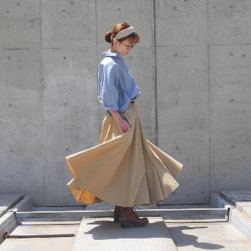 新作【自由にアレンジスカート】軽くて涼しい春夏素材【自由にアレンジスカート】販売枚数1500枚突破＊ファイン～Fine～360度＊どんなコーデも自由自在にアレンジ＊ベージュ＊d-sk2004の画像
