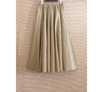 新作【自由にアレンジスカート】軽くて涼しい春夏素材【自由にアレンジスカート】販売枚数1500枚突破＊ファイン～Fine～360度＊どんなコーデも自由自在にアレンジ＊ベージュ＊d-sk2004の画像