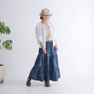 さらり軽やか＊大人のシアーブルゾン＊ドット柄＊シワになりにくい＊透け感＊ライトアウター＊ジップアップ＊d-jk3007の画像