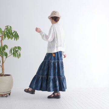 さらり軽やか＊大人のシアーブルゾン＊ドット柄＊シワになりにくい＊透け感＊ライトアウター＊ジップアップ＊d-jk3007の画像