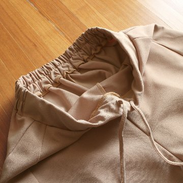 さらり快適＊ゆったりワイドパンツ＊テーパードシルエット＊着丈2サイズ＊ストレッチ＊シワになりにくい＊d-pn3004の画像