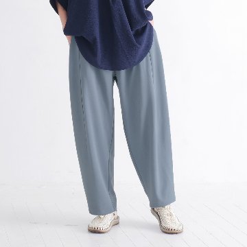 さらり快適＊ゆったりワイドパンツ＊テーパードシルエット＊着丈2サイズ＊ストレッチ＊シワになりにくい＊d-pn3004の画像