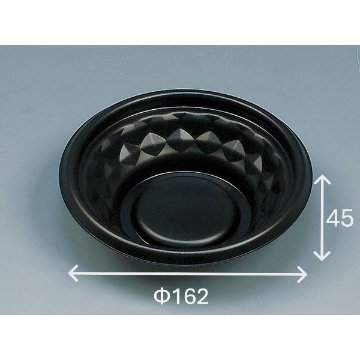 福丸丼160H　黒(50枚入)の画像