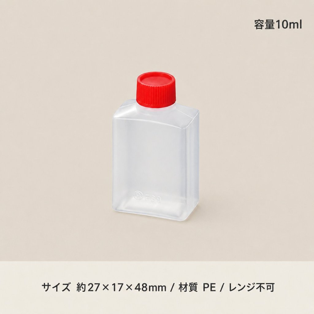 タレ瓶　角中15ml(100個入)の画像