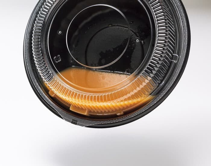 ホット麺丼2　本体　黒(50枚入)の画像