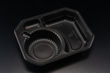 バイオデリカつけ麺　本体　黒(50枚入)の画像