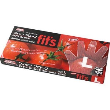 BASICﾆｭｰﾌｨｯﾂｸﾞﾛｰﾌﾞLクリア　100枚の画像