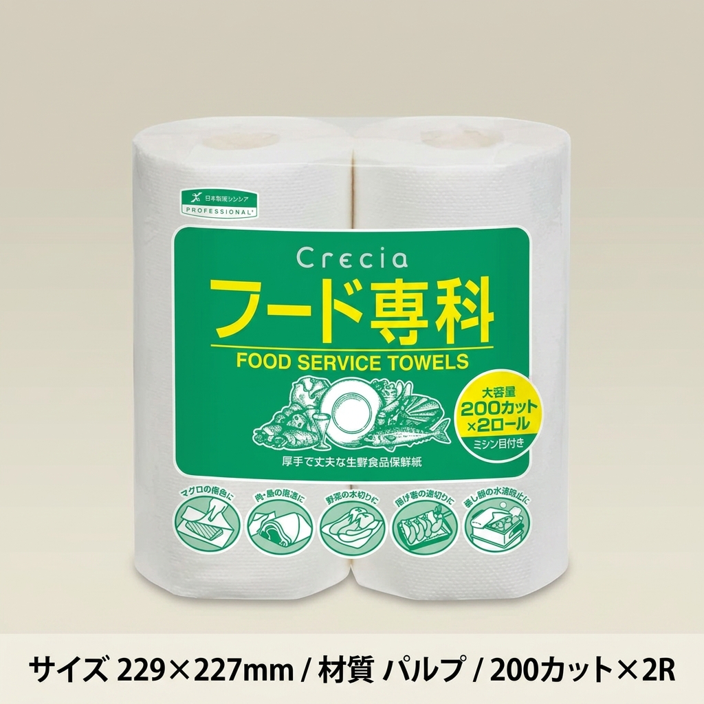 ｸﾚｼｱ　ﾌｰﾄﾞ専科200ｶｯﾄ　2Ｒの画像