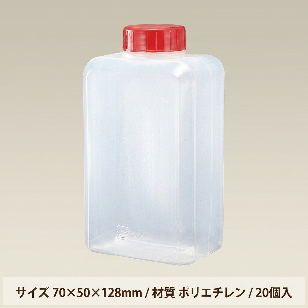 タレ瓶 角2合(D) 360ml （20個入）の画像