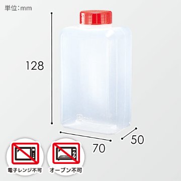 タレ瓶 角2合(D) 360ml （20個入）の画像