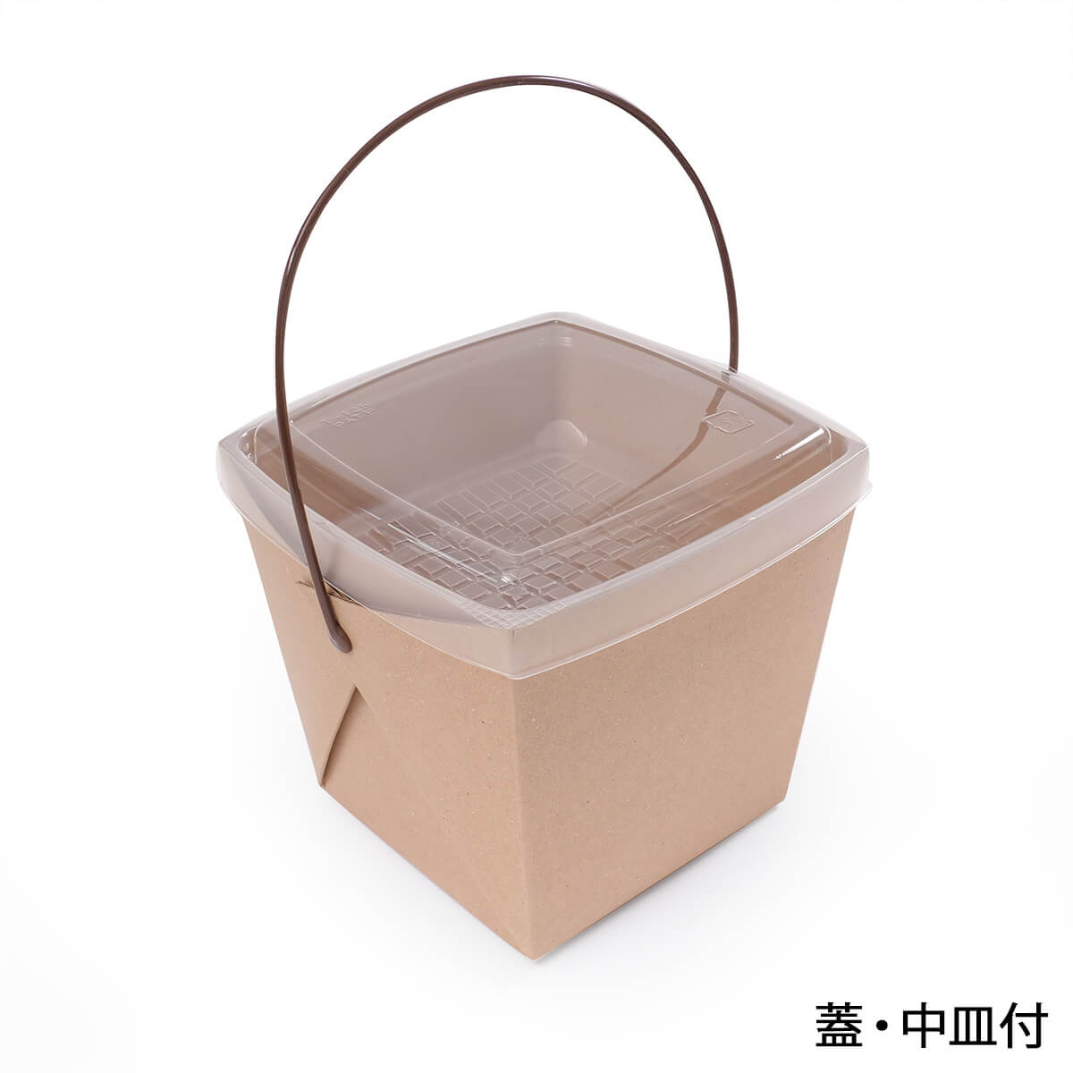 デリメイトTK125　篏合容器付　クラフト(20枚入)の画像