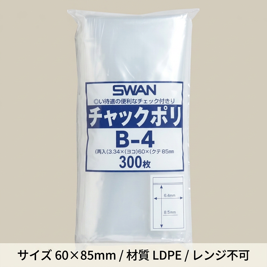 スワンチャックポリＢ-4（300入）の画像