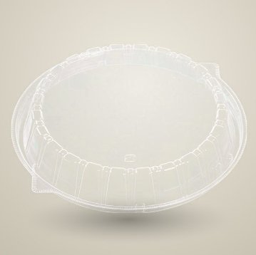 T-DLV麺丼23中皿内嵌高蓋穴有OPS（50枚入）の画像