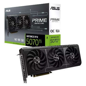 PRIME GerForce RTX5070 Ti 16GB GDDR7 OC Editionの画像
