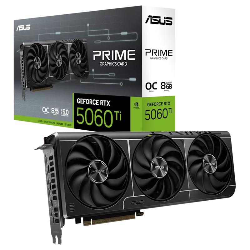 PRIME GeForce RTX 5060 Ti 8GB GDDR7 OC Editionの画像