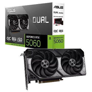 Dual GeForce RTX 5060 8GB GDDR7 OC Editionの画像