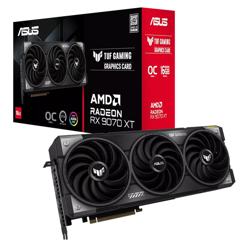 TUF Gaming Radeon RX 9070 XT OC Edition 16GB GDDR6の画像
