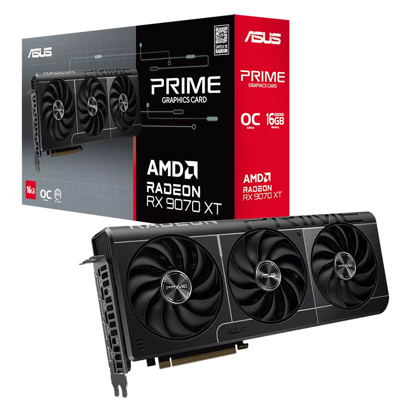 PRIME Radeon RX9070 XT OC Edition 16GB GDDR6の画像
