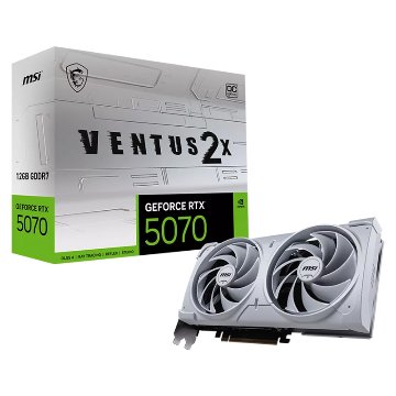 GeForce RTX 5070 12G VENTUS 2X OC WHITEの画像