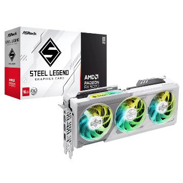 Radeon RX 9070 Steel Legend 16GB OCの画像