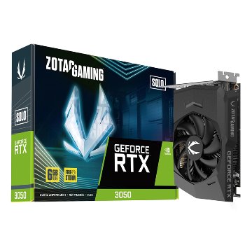 ZOTAC GAMING GeForce RTX 3050 6GB GDDR6 SOLOの画像