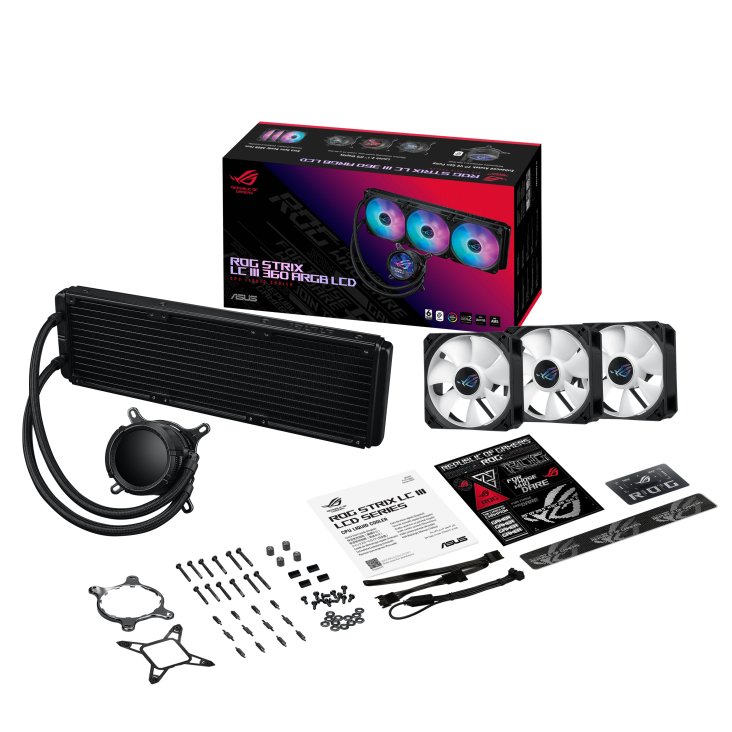 ROG STRIX LC III 360 ARGB LEDの画像