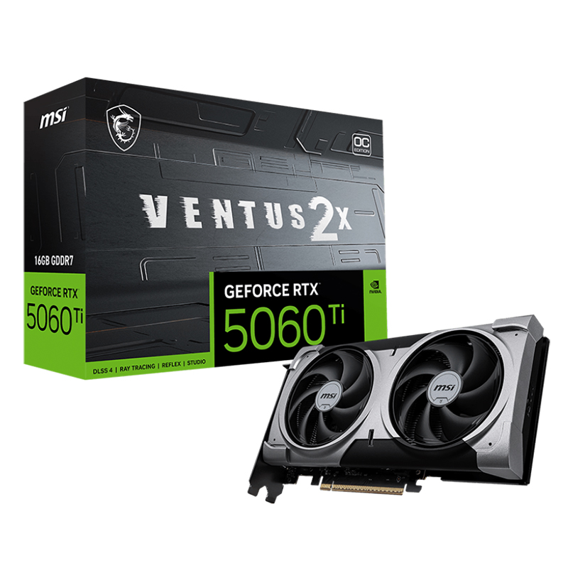 GeForce RTX 5060 Ti 16G VENTUS 2X OC PLUSの画像
