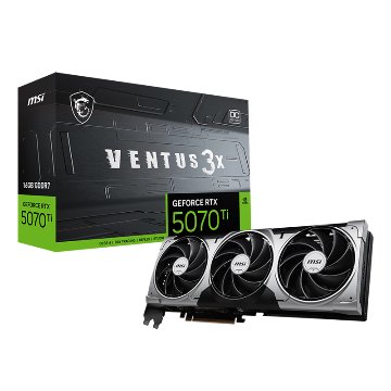 GeForce RTX 5070 Ti 16G VENTUS 3X OCの画像