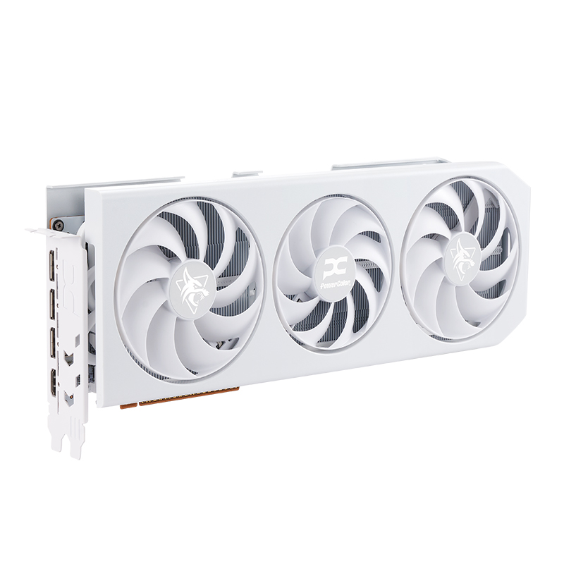 Hellhound Spectral White AMD Radeon RX 9070 XT 16GB GDDR6の画像