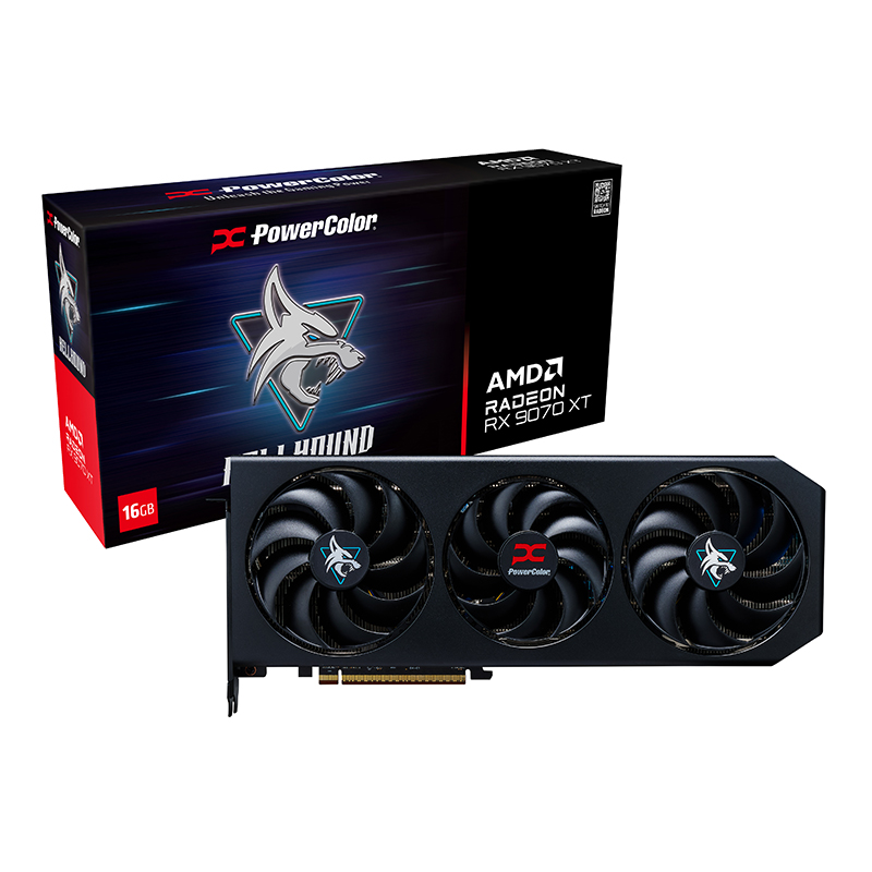 PowerColor Hellhound AMD Radeon RX 9070 XT 16GB GDDR6の画像