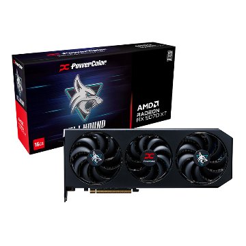 PowerColor Hellhound AMD Radeon RX 9070 XT 16GB GDDR6の画像