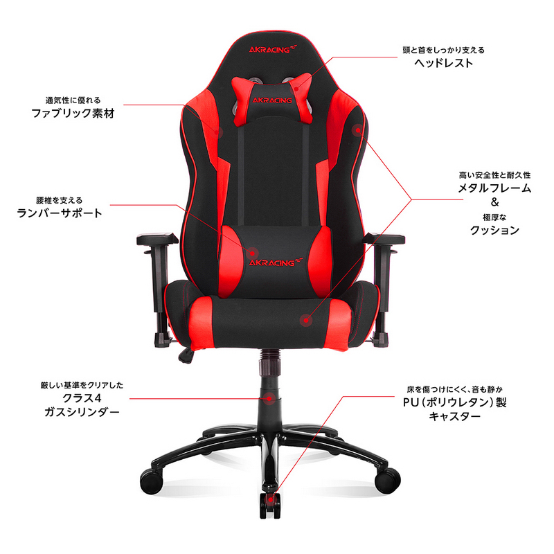 Wolf Gaming Chair (Grey)の画像