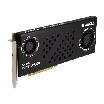 PCIe Gen4 Quad M.2 Riserの画像