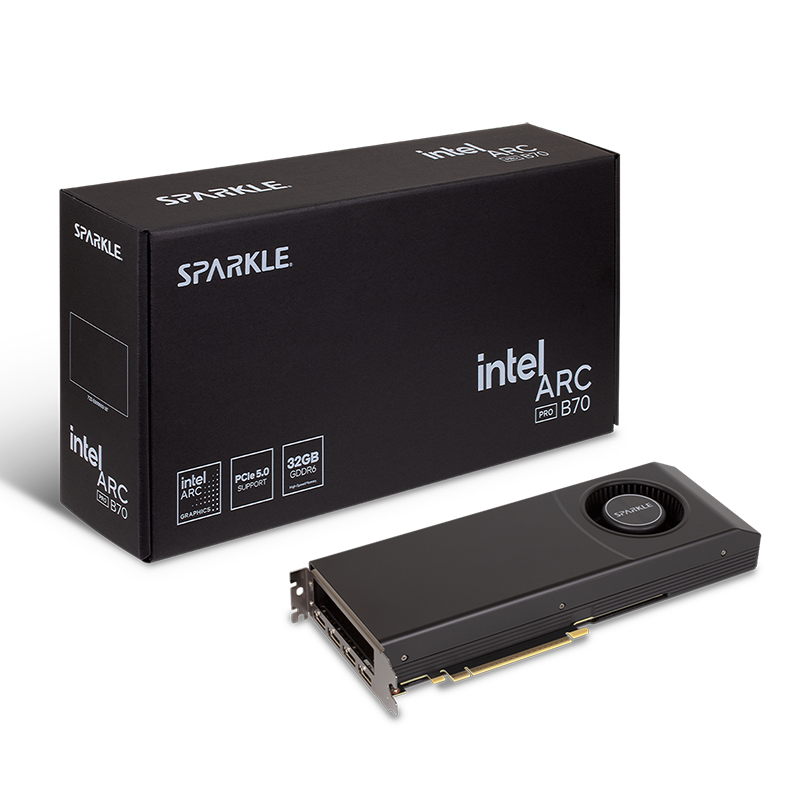 SPARKLE Intel Arc Pro B70 32GB Blowerの画像