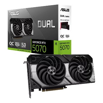 Dual GeForce RTX 5070 12GB GDDR7 OC Editionの画像
