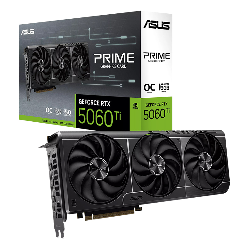 PRIME GeForce RTX 5060 Ti 16GB GDDR7 OC Editionの画像
