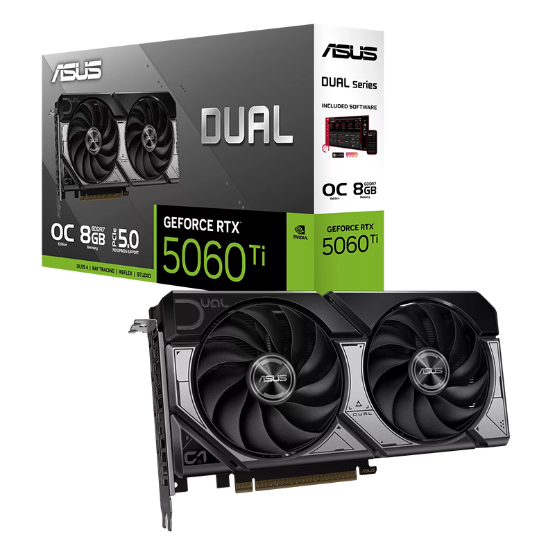 Dual GeForce RTX 5060 Ti 8GB GDDR7 OC Editionの画像