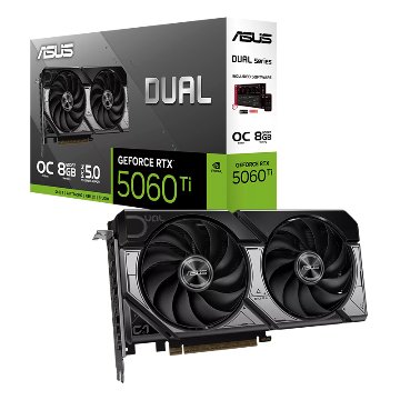 Dual GeForce RTX 5060 Ti 8GB GDDR7 OC Editionの画像