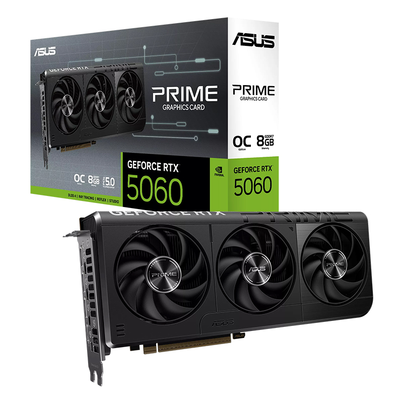 PRIME GeForce RTX 5060 8GB GDDR7 OC Editionの画像