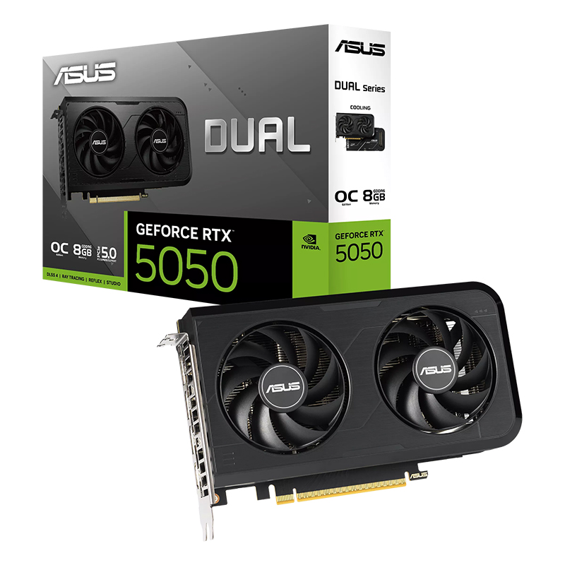 Dual GeForce RTX 5050 8GB GDDR6 OC Editionの画像