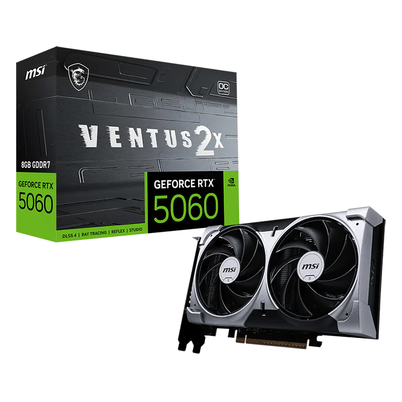 GeForce RTX 5060 8G VENTUS 2X OCの画像