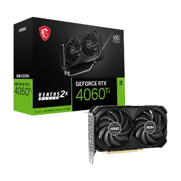 GeForce RTX 4060 Ti VENTUS 2X BLACK 8G OCの画像