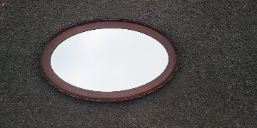 Mahogany framed mirror画像