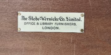 Oak Globe Wernicke Bookcase画像
