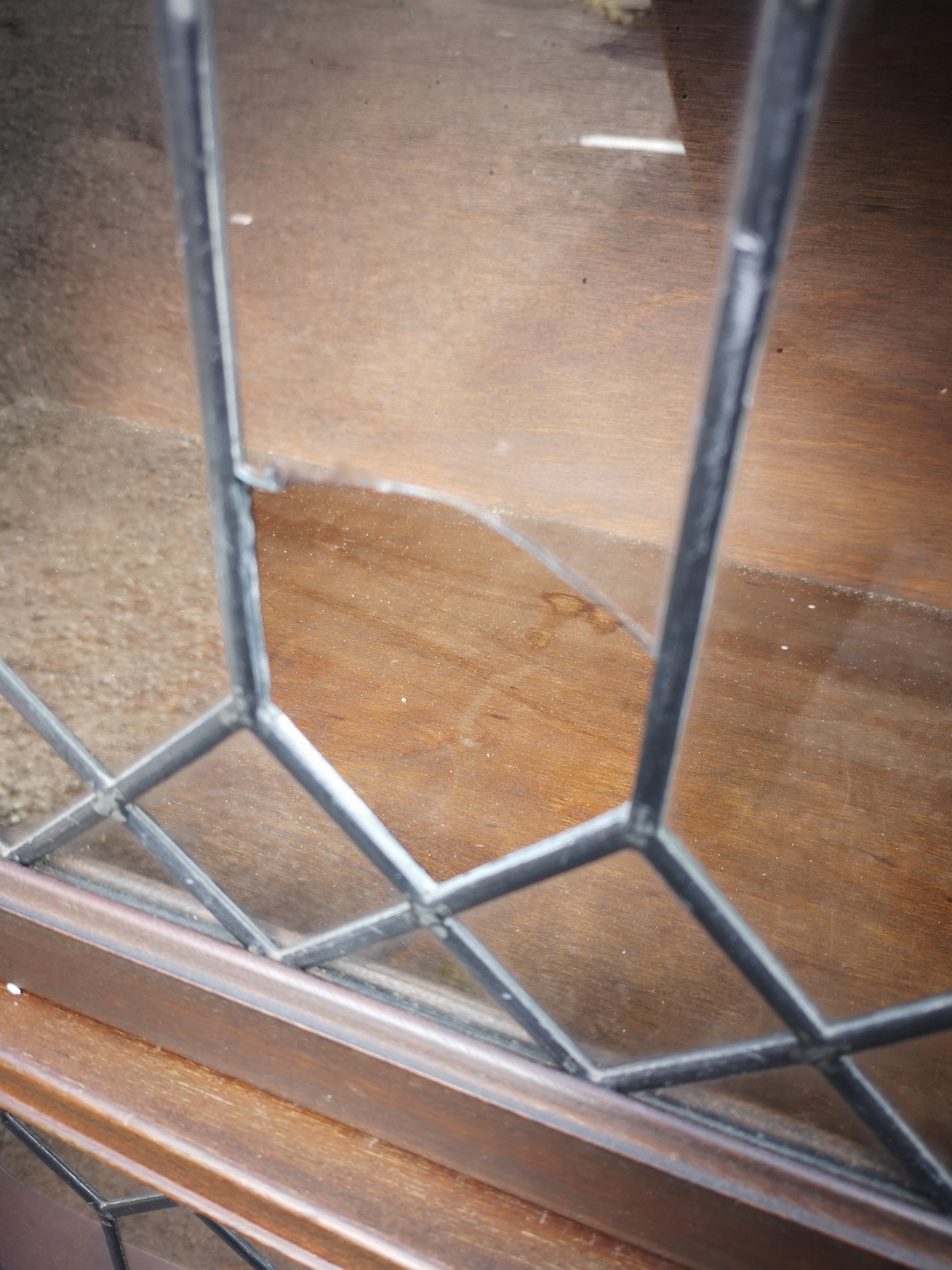 Mahogany Globe Wernicke Bookcase画像