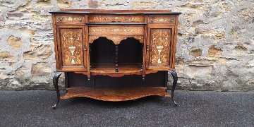 Decorative rosewood side cabinet画像